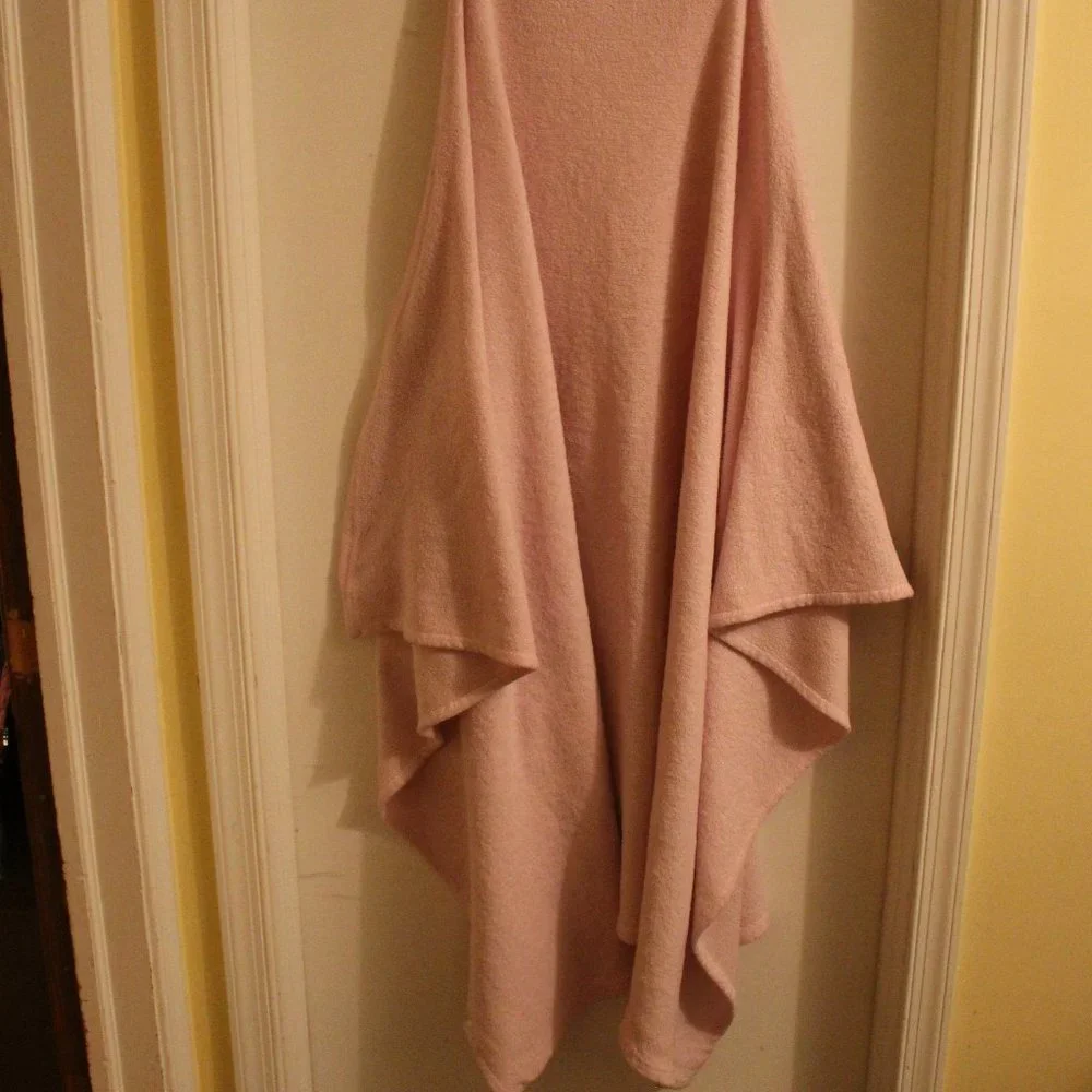 Pink Bear Ear Hoodie Towel